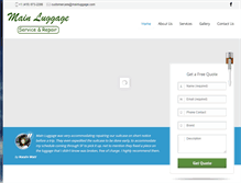 Tablet Screenshot of mainluggage.com